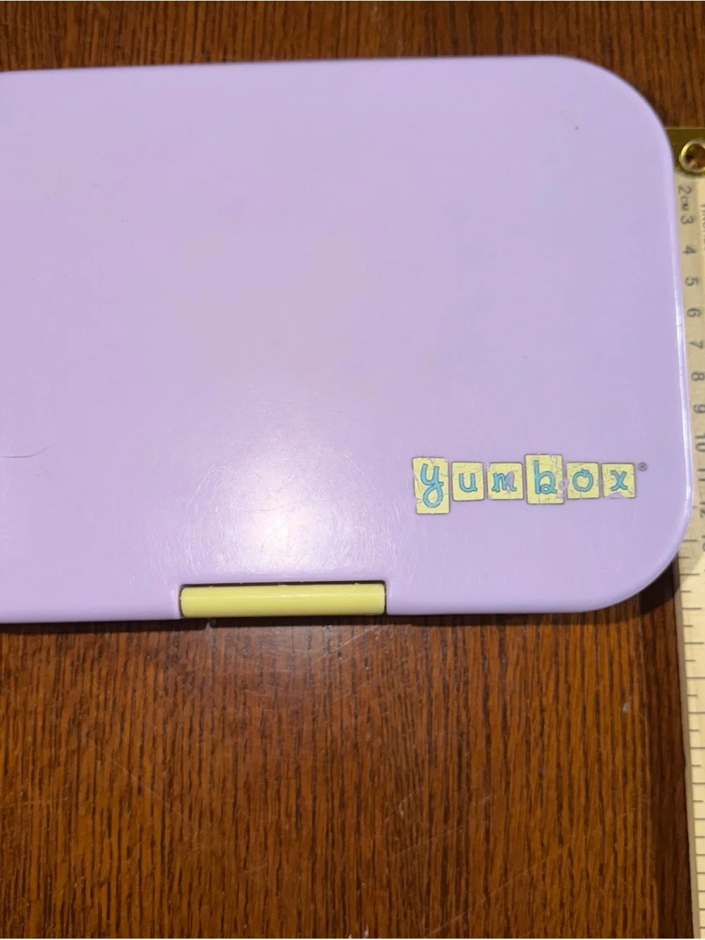 Yumbox Cute lavender Purple Compartment Lunchbox with Animal Graphic Inserts
